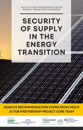 Recommendations - Security of Supply in the Energy Transition in Kosovo