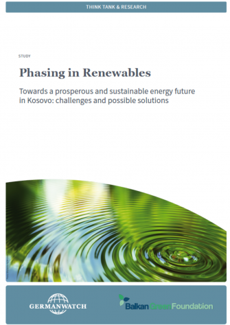 PHASING IN RENEWABLES - TOWARDS A PROSPEROUS AND SUSTAINABLE ENERGY FUTURE IN KOSOVO: CHALLENGES AND POSSIBLE SOLUTIONS 