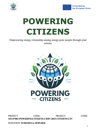 Empowering energy citizenship among energy-poor people through joint  actions